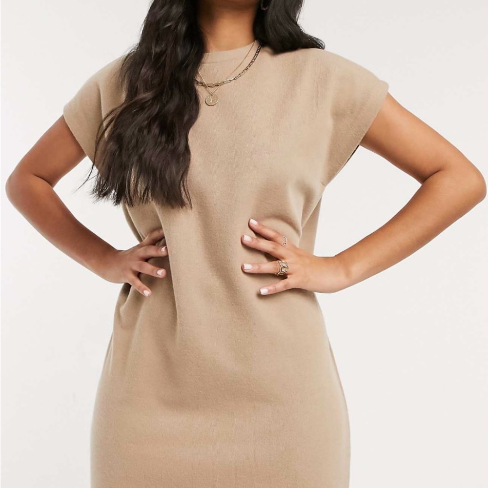 ASOS Tan Midi Dress